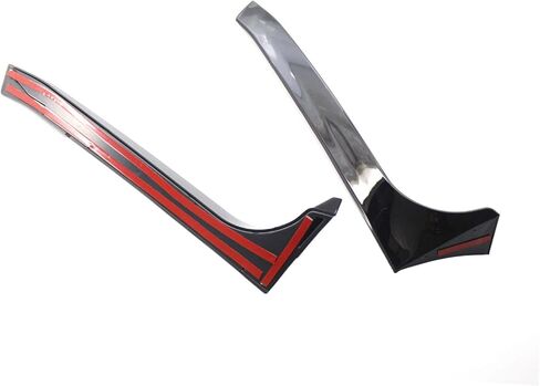 سبويلر جانبي للنافذة الخلفية باللون الأسود اللامع Canard Canards Splitter Replment for VW 6 MK6 GTI/GTR/GTD 2008-2013 in Kuwait