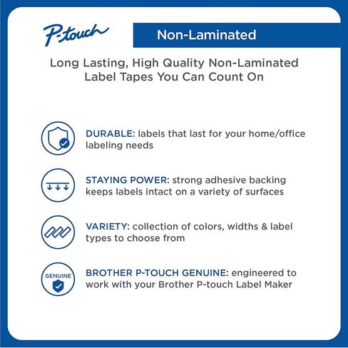 Brother BRTM831 - خرطوشة شريط Brother P-Touch غير مغلفة من سلسلة M in Kuwait