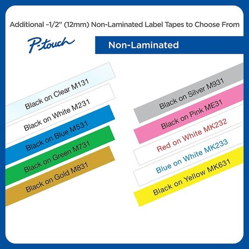 Brother BRTM831 - خرطوشة شريط Brother P-Touch غير مغلفة من سلسلة M in Kuwait