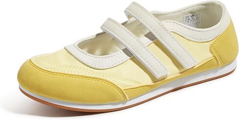 Womens Lightweight Mary Jane Shoes Fashion Sneakers Non Slip Flats Footwear Fashion Sneakers in Kuwait