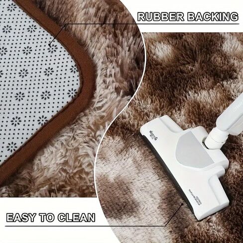 Soft Plush Area Rugs, Non-Slip Fuzzy Shag Plush Soft Shaggy Bedside Rug, Tie-Dyed Living Room Carpet, Bedroom Living Room Rug,1pc, Room Decor,Tie Dye Gray,(19.7x31.5inches) in Saudi Arabia