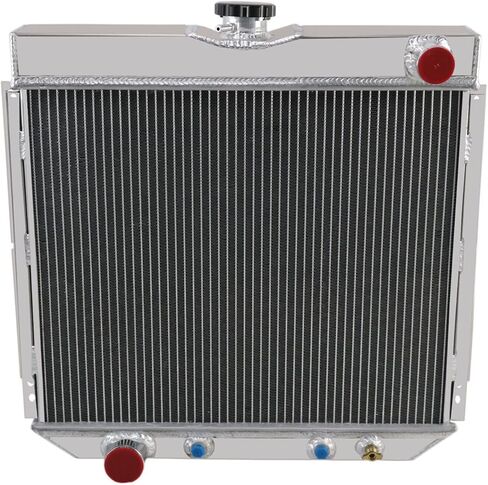 3-Row Aluminum Radiator Compatible for 67-70 Ford Mustang 68-69 Torino 2.8l 3.3l 4.1l 5.0l 302 V8 Engine, 20''W Core in Kuwait