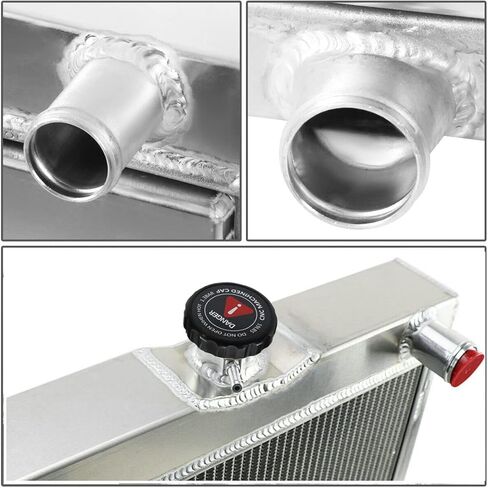 3-Row Aluminum Radiator Compatible for 67-70 Ford Mustang 68-69 Torino 2.8l 3.3l 4.1l 5.0l 302 V8 Engine, 20''W Core in Kuwait