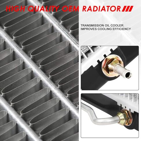 Auto Dynasty Radiator Compatible with 2009-2016 Toyota Venza 2.7L AT, DPI 13090 Factory Style 1-Row Cooling Radiator, Aluminum Core in Saudi Arabia