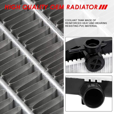 Auto Dynasty Radiator Compatible with 2009-2016 Toyota Venza 2.7L AT, DPI 13090 Factory Style 1-Row Cooling Radiator, Aluminum Core in Saudi Arabia