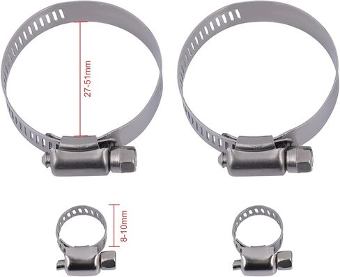 SCITOO Engine Coolant Radiator Assembly for 2007-2009 for Honda for CR-V 2.4L Automotive Replacement 13031 Radiator 8MM-10MM; 30MM-50MM Hose Clamp in Saudi Arabia