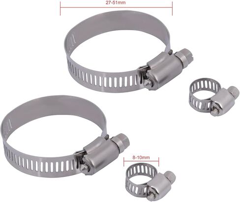 SCITOO Engine Coolant Radiator Assembly for 2007-2009 for Honda for CR-V 2.4L Automotive Replacement 13031 Radiator 8MM-10MM; 30MM-50MM Hose Clamp in Saudi Arabia