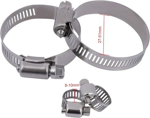 SCITOO Engine Coolant Radiator Assembly for 2007-2009 for Honda for CR-V 2.4L Automotive Replacement 13031 Radiator 8MM-10MM; 30MM-50MM Hose Clamp in Saudi Arabia