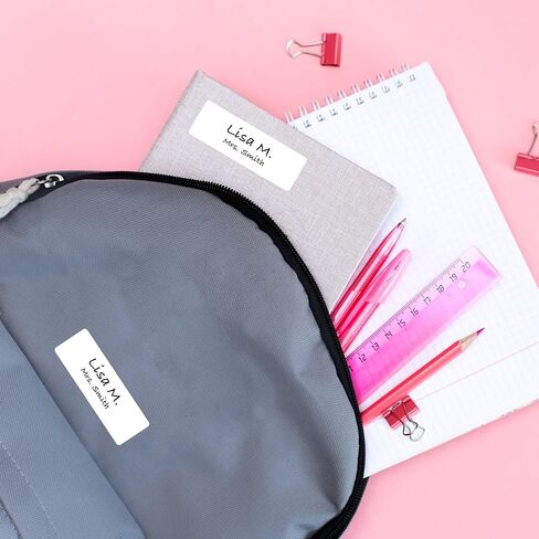 Avery No-Iron Fabric Labels, 1" x 3", Washer and Dryer-Safe Waterproof Labels, Non-Printable, 50 Total (40725) in Kuwait