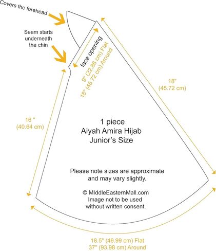 Aiyah Hijab Scarf Big Girls/Kids Pre-teen Headscarf one piece Junior Muslim Amira with Rhinestones (Rose Pink) in Kuwait