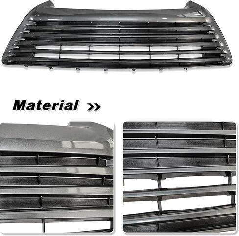 Front Bumper Upper & Lower Grille Assembly Fit For 2015 2016 2017 Toyota Camry LE/XLE/Hybrid LE/Hybrid XLE Front Grille Replace for 5311206260, 5310106441 in Saudi Arabia