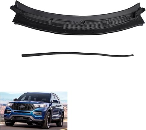 Explorer Windshield Cowl Grille Top Panel Compatible with 2011-2019 Fo-rd Explorer BB5Z-78022A68-AA - Top Windshield Cowl Grille in Kuwait