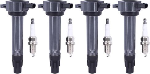 MOTOKU Ignition Coil and Spark Plug for Dodge Avenger Caliber Journey Chrysler 200 Sebring Jeep Compass Patriot 2.4 2.0 1.8 in Saudi Arabia
