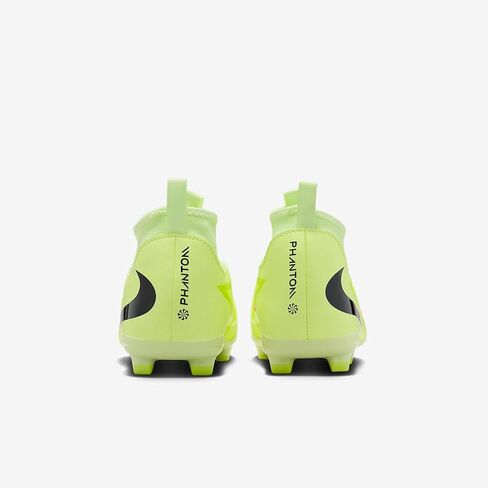 Nike Jr. Phantom 6 High Academy Big Kids' Multi-Ground Soccer Cleats (Hyper Crimson/Limelight/Black) in Saudi Arabia