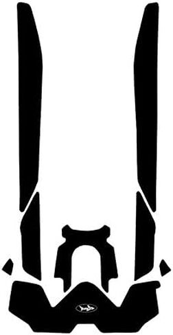 طقم حصيرة الجر BlackTip Jetsports متوافق مع 2018 + Sea-Doo GTX، RXT 230، Wake Pro 230 Black-Wishbone in Kuwait