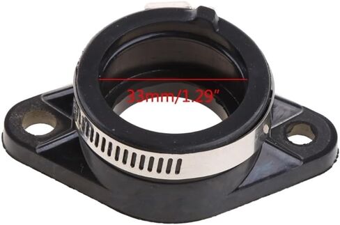 Rubber Manifold Carburetor Black Boot Joint Adapter Fit For GN125 GS125 in Kuwait