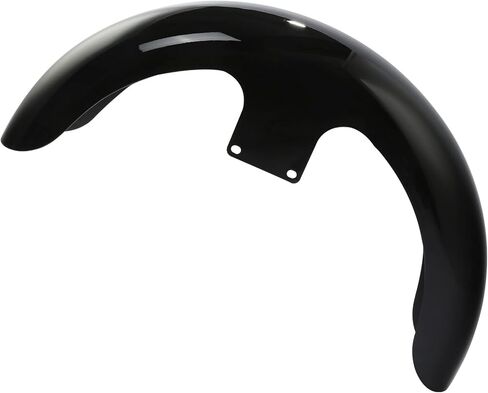 دراجة نارية XFMT باللون الأسود الزاهي مقاس 23 بوصة مصد أمامي ملتف مناسب لدراجة Harley Touring Street Glide 2014-2023 in Kuwait