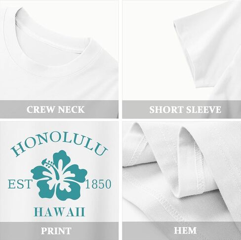 Kids Hawaiian Shirts for Girls Hibiscus Flower Graphic Tshirts Cute Beach Shirt Preppy Aesthetic Tee Summer Tops in Saudi Arabia