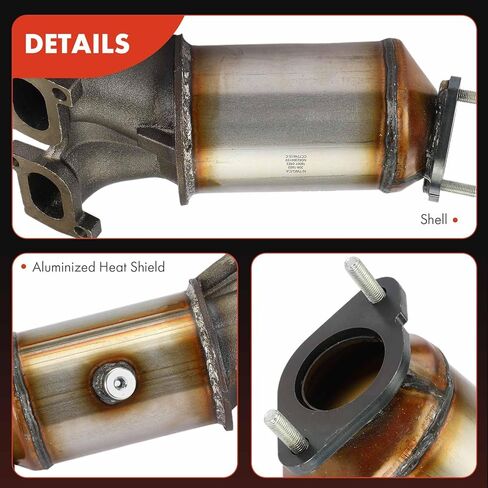 A-Premium Exhaust Manifold Catalytic Converter with Gasket Kit Direct-Fit Compatible with Ford Explorer 2011-2012, Edge 2011-2014 & Lincoln MKX 2011-2015, 3.5L 3.7L, E.P.A. Compliant in Saudi Arabia