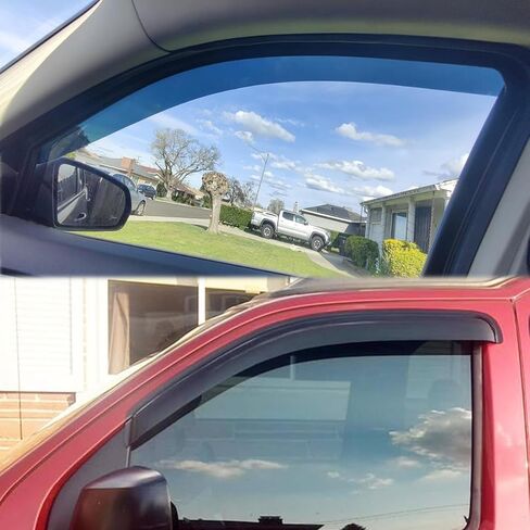 4pcs Original Outside Mount Style Window Rain Guards Shield Side Wind Deflectors Dark Smoke Nice Looking Vent Window Visors Fit for 2006-2009 Suzuki Grand Vitara 94135 in Kuwait