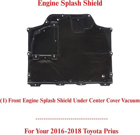 New Front Engine Splash Shield Center Under Cover Vacuum Form Direct Replacement for Toyota Prius 2016-2018 5141047020-PFM TO1228224 in Saudi Arabia
