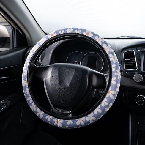Oh East, I Thought You Said Weast Funny Cartoon Steering Wheel Cover Cartoon Printing Anti-Slip Neoprene Breathable Durable Elasticity 15 Inch Fashion Universal Suitable for Most Vehicles Cars and SUV in Saudi Arabia