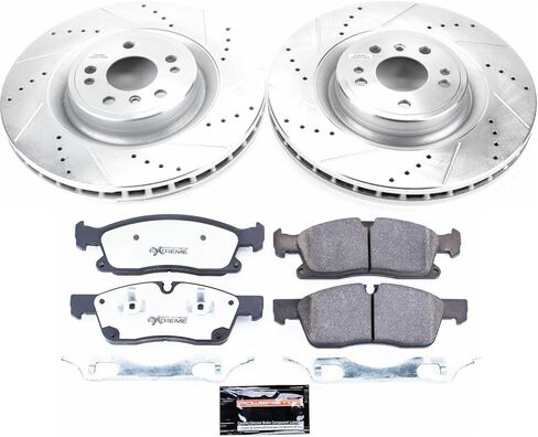 Power Stop K6883-36 Front Z36 Truck & Tow Brake Kit, Carbon Fiber Ceramic Brake Pads and Drilled/Slotted Brake Rotors and 1 Front Sensor Wire in Saudi Arabia