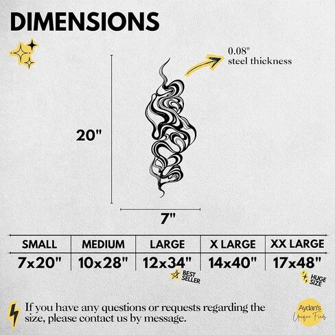 اكتشافات آيدان الفريدة من نوعها فن جداري معدني دخاني تجريدي، ديكور حائط دوامي متدفق، تعليق معدني حديث للفن السائل، منحوتة عضوية سوداء، ديكور تجريدي بسيط، هدية فنية معاصرة in Kuwait