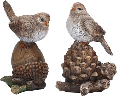 تماثيل الطيور Artpaul لديكور المنزل، تمثال طيور مصنوع يدويًا على الرف والطاولة، هدية لمحبي الأم والطيور in Kuwait