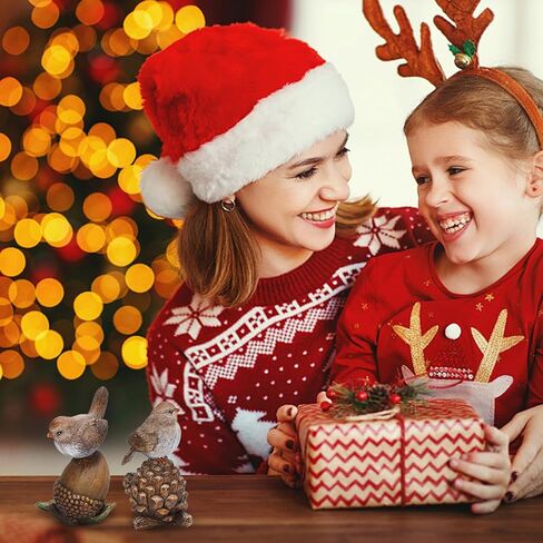 تماثيل الطيور Artpaul لديكور المنزل، تمثال طيور مصنوع يدويًا على الرف والطاولة، هدية لمحبي الأم والطيور in Kuwait