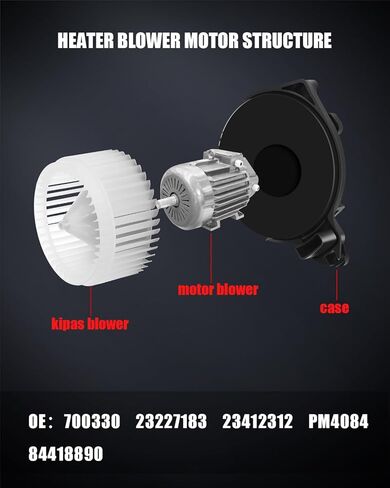 AC Heater Blower Motor Compatible for Cadillac for Escalade ESV 2015-2020 for Chevrolet for Silverado 1500 2014-2018 for Cadillac for Escalade 2015-2020 in Saudi Arabia
