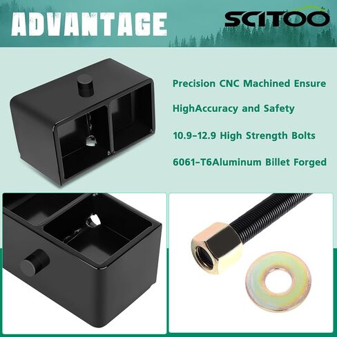 SCITOO طقم رفع التسوية الخلفية 3 بوصة مناسب لـ 2000-2021 لتويوتا لفواصل دعامة التندرا المزورة يرفع 3 بوصات خلفية in Saudi Arabia