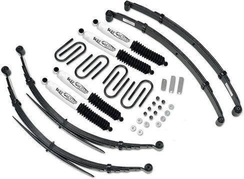 طقم رفع Tuff Country 12721K 2 بوصة EZ-Ride من (يناسب الموديلات مع 52 زنبركًا خلفيًا طويلًا) (بدون صدمات) 4x4 متوافق مع/استبدال لسيارة Chevy Suburban 3/4 طن 1973-1987 in Kuwait