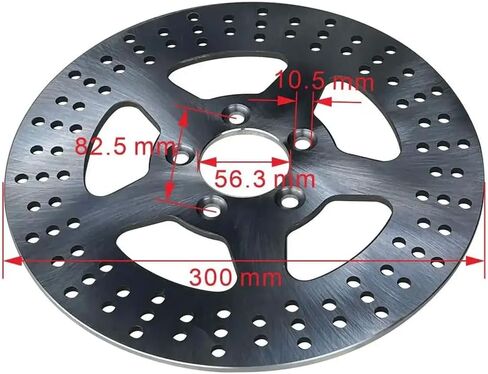 قرص فرامل خلفي دوار متوافق مع موديلات H Sportster XL1200C 1200 16-18 Roadster Custom 04-13 Superlow 14-18 قطع غيار الدراجات النارية in Kuwait