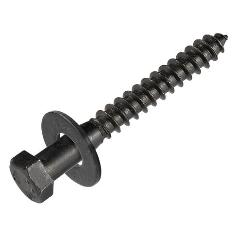 3/8 x 1-1/2 (50 Pack) Lag Screw Kit, 50 Screws and 50 washers, Ceramic Black Ruspert Coating for Exterior Use by Makers Bolt in Saudi Arabia