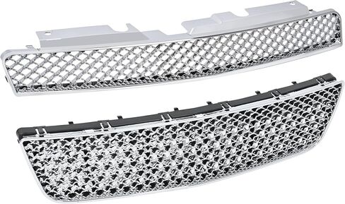 المصد الأمامي KUAFU العلوي + الشواية السفلية المتوافقة مع غطاء محرك السيارة تشيفي إمبالا 2006-2016، غطاء حماية فضي in Kuwait