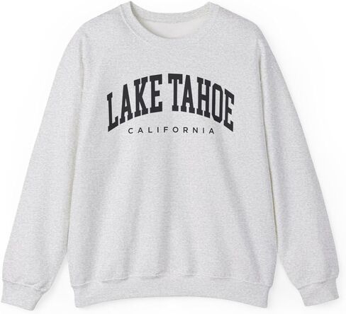 Lake Tahoe California Adult Unisex Crewneck Sweatshirt in Saudi Arabia