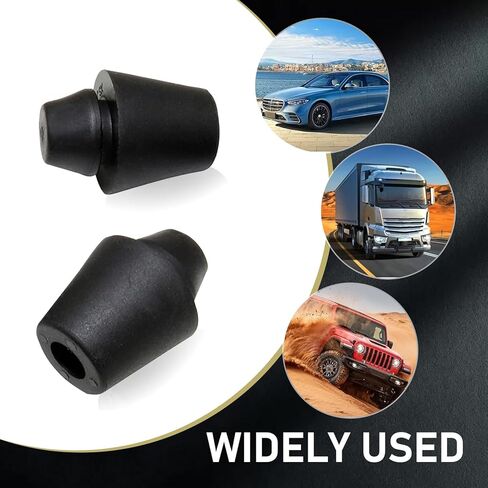 10 PCS Universal Car Door Bumper Guards, Rubber Door Shock Absorbers, Black in Saudi Arabia