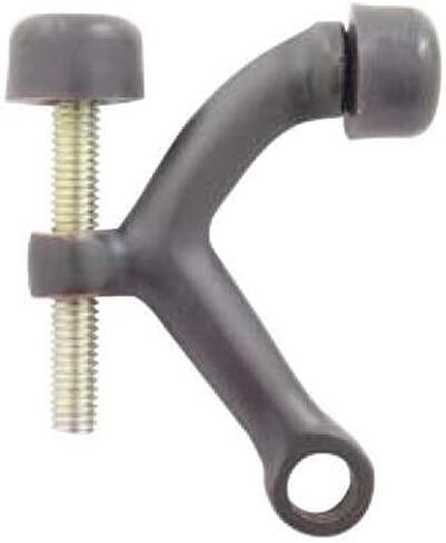 Emtek 2241 2-3/8" Height Solid Brass Hinge Pivot Stop, French Antique in Kuwait