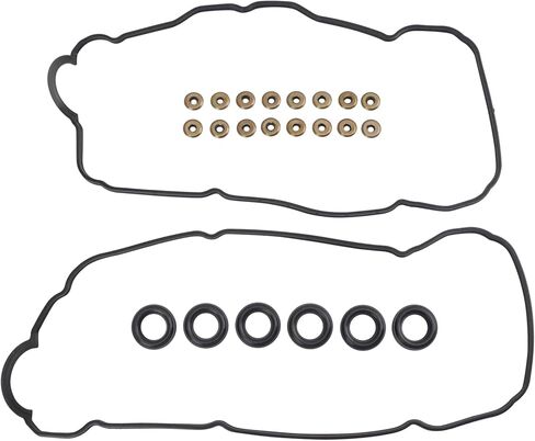 TRQ Valve Cover Gasket Set Kit Compatible with Camry Sienna Avalon Lexus ES300 V6 3.0 1MZFE in Saudi Arabia