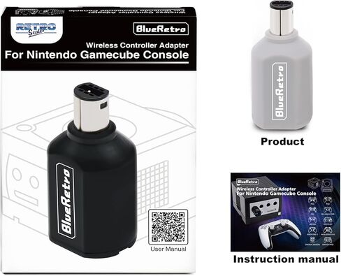 محول وحدة التحكم اللاسلكية RetroScaler Atari 2600 - يدعم وحدة التحكم Atari 2600، متوافق مع وحدات تحكم PS3/PS4/PS5، وXbox One S، وSeries X/S، وSwitch Pro Bluetooth in Kuwait