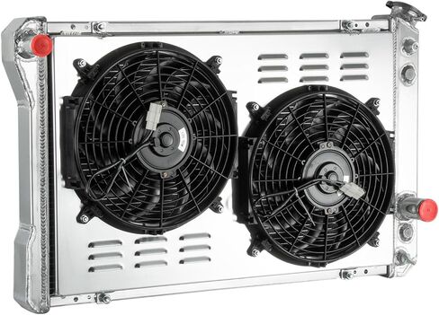 3 Row Core Radiator Shroud Fan Relay Kits for Chevy GMC Camaro P20 P30 P60 Pontiac Firebird 1982-1992 83 84 85 86 87 88 89 90 91 Full Aluminum Engine Cooler in Saudi Arabia