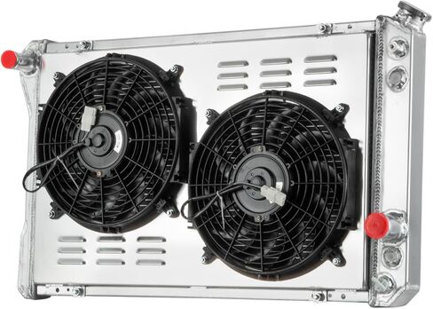 3 Row Core Radiator Shroud Fan Relay Kits for Chevy GMC Camaro P20 P30 P60 Pontiac Firebird 1982-1992 83 84 85 86 87 88 89 90 91 Full Aluminum Engine Cooler in Saudi Arabia