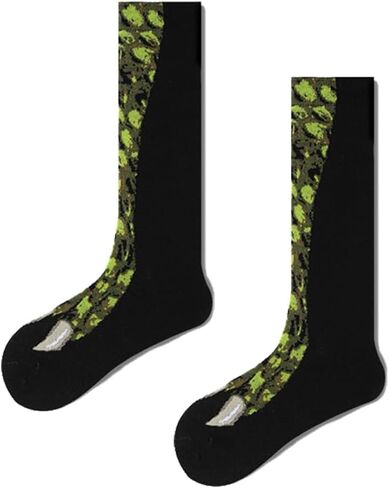 1 Pair Novelty 3D Print Animal Paw Cotton Calf Socks for Women Teens in Kuwait