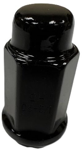 eCustomrim 10-Pack Black Solid 1/2 Inch Lug Nuts for Trailer Wheels Acorn Bulge Style 1/2-20 Thread in Saudi Arabia