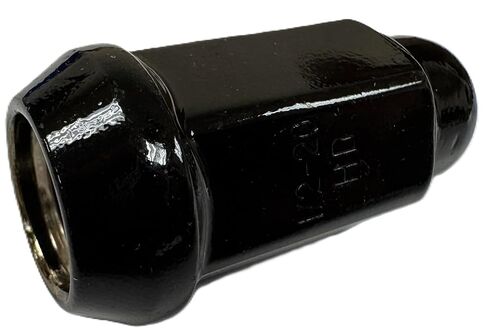 eCustomrim 10-Pack Black Solid 1/2 Inch Lug Nuts for Trailer Wheels Acorn Bulge Style 1/2-20 Thread in Saudi Arabia