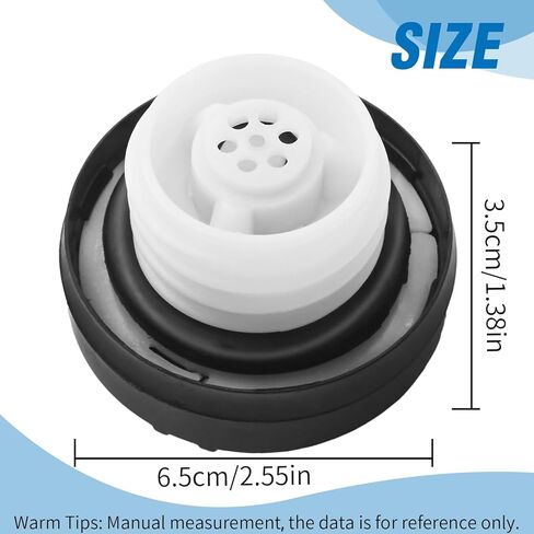 22591476 Fuel Tank Filler Cap, Replacement for Chevrolet, Replacement for GMC, Replacement for Buick, Replacement for Cadillac Vehicles, Replaces GT195 in Saudi Arabia