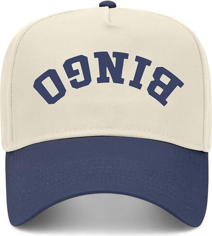 Bingo Upside Down Reversed Vintage Trucker Hat | Premium Adjustable Snapback Baseball Hat for Men & Women in Saudi Arabia