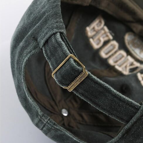 Brooklyn Hat for Men and Women Washed Cotton Adjustable Embroidery Baseball Cap in Saudi Arabia