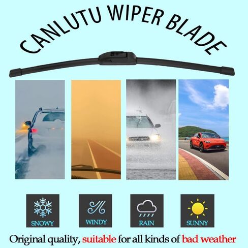 26"+17" Windshield Wipers with 12" Rear Wiper Blade Replacement for Honda CR-V 2017-2022 OEM QUALITY -Original Factory Quality in Saudi Arabia